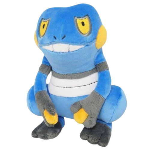 a different croagunk plush, with a judgemental expression
